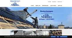 Desktop Screenshot of muellerdach.de